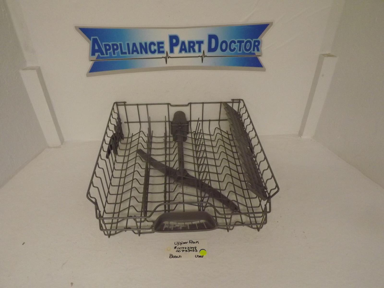 Bosch Dishwasher 00773748 00775433 Upper Rack Used Bosch Dishwasher 00773748 00775433 Upper Rack Used